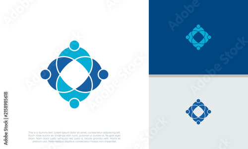 Human Resources Consulting Company, Global Community Logo	
