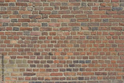 brick wall background. Torun.Poland