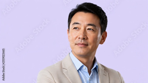 East Asian male professional representing lifelong learning, continuing education, skill development, career growth, curiosity and professional growth in business