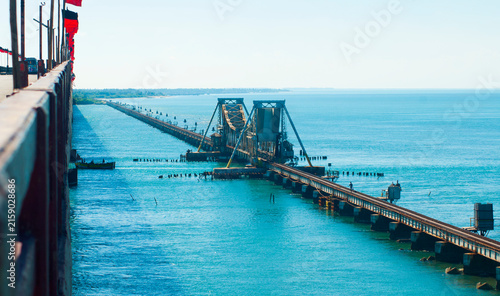 Canvastavla Pamban Bridge, Railway bridge to Rameshwaram