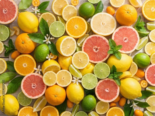 Obraz na płótnie Cut Citrus