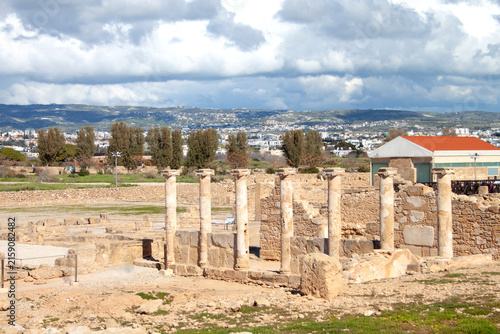 Archaeological site of Nea Paphos on Cyprus island. Hellenistic house