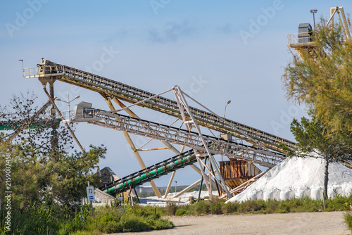 Canvastavla Salins d'Aigues-Mortes, salt production, saltworks, salt industry, industrial landscape, industrial heritage, salt harvesting, Camargue, France