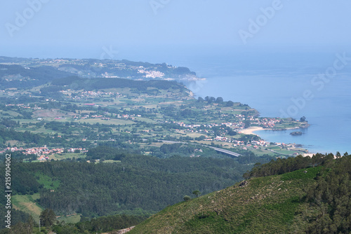 Canvastavla Paisaje de la costa oriental de Asturias