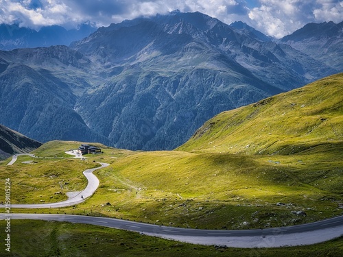 View from Grossglockner High Alpine Road in the Austrian Alps