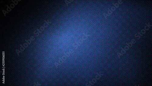Abstract blue fabric textured background with soft spotlight illumination for professional graphic design and presentation slides