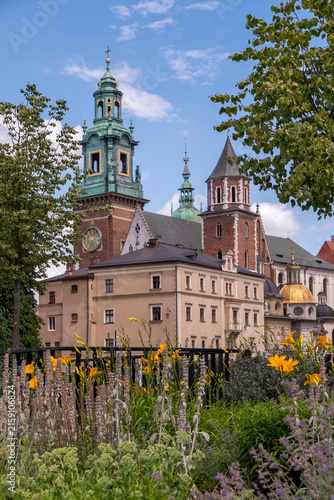 Wawel Castle and Cathedral in Krakow, Poland.