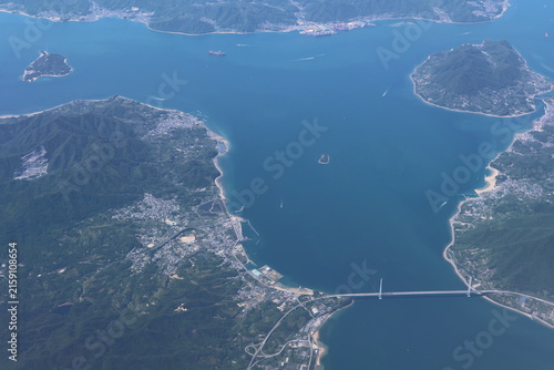 Seto Ohashi Bridge across the Seto Inland Sea