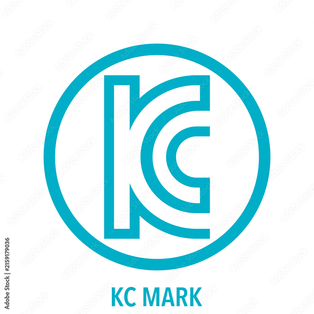Fototapeta premium KC MARK VECTOR LOGO