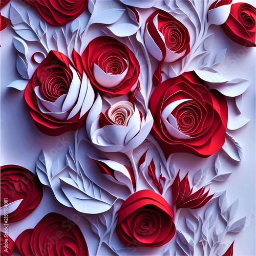 red roses background