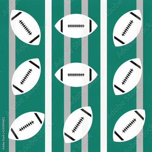 American Football Sports Seamless Background Pattern, Seamless Pattern with  Geometric Stripes and Stars, Wallpaper Design, Retro, Dynamic Red 
Football and Star Pattern for Fabric and Apparel Design,