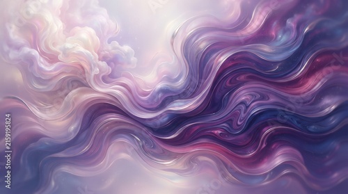 Flowing Silk Smoke Gradient Waves