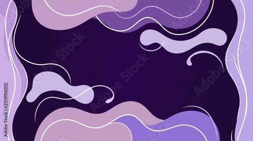 abstract background vector Liquid Lavender Organic Curves