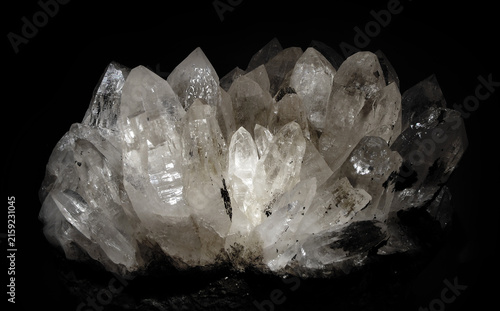 Bergkristallstufe - piece of mountain crystals