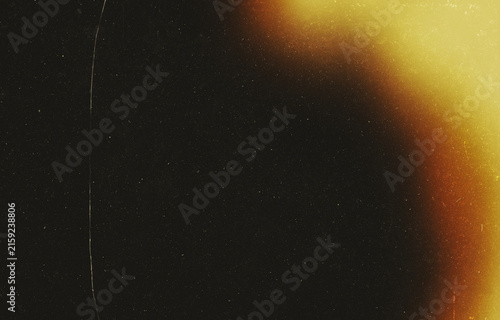 Fotografía Vintage Warm Light Leak Film Grain Texture with Dust Specks and Scratches Overla