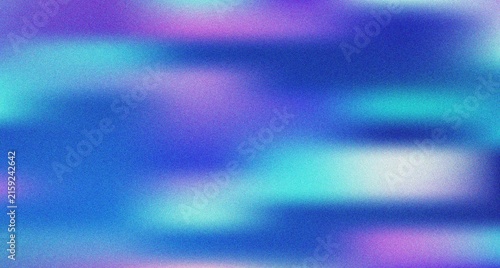 Obraz na plátně Abstract cool gradient with horizontal blue cyan and purple blurred streaks feat