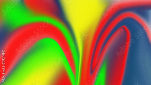 Cuadro en lienzo Abstract colorful liquid gradient background with vibrant red yellow green and b