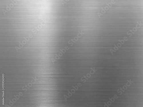Canvastavla Abstract metallic texture with horizontal brushed lines for modern industrial de