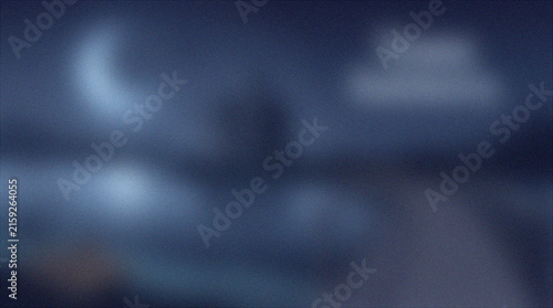 Fotografie Blurred bokeh background of Halloween landscape with haunted house and crescent