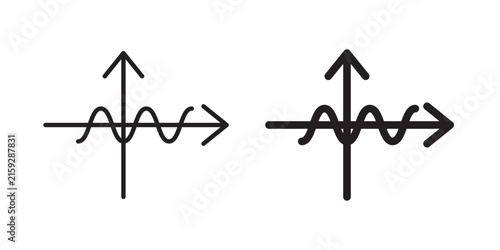 Tangent icon editable pictograms collection
