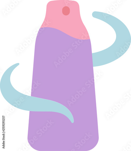 Air freshener bottle icon for home cleaning and indoor air refreshing
