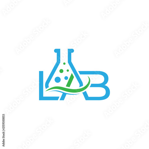 vector illustration of a chemistry lab