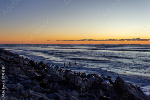 Konstfotografi Tasman Sea, Hokitika River Bar