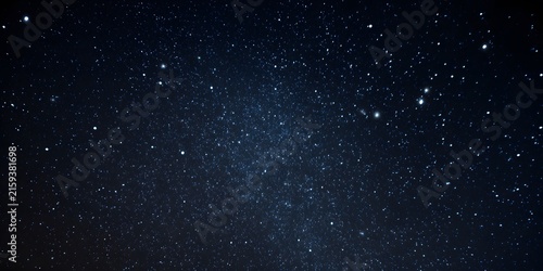 Dense field of countless stars scattered across the dark expanse of the night sky with faint nebula textures visible