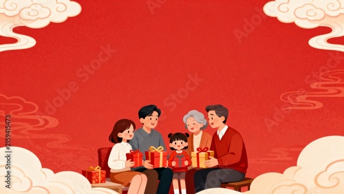 vector illustration of a romantic couple