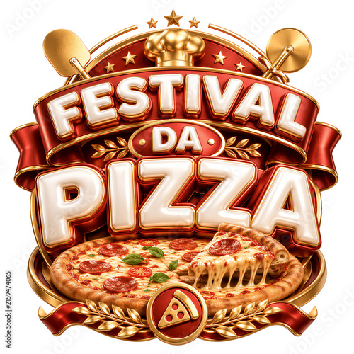 Pizza Special 3D Promotional Badges and Labels Collection