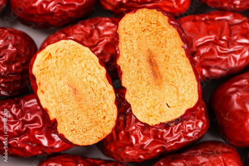 Xinjiang Hetian Dried Jujube Dates Close-up Studio Food Photography