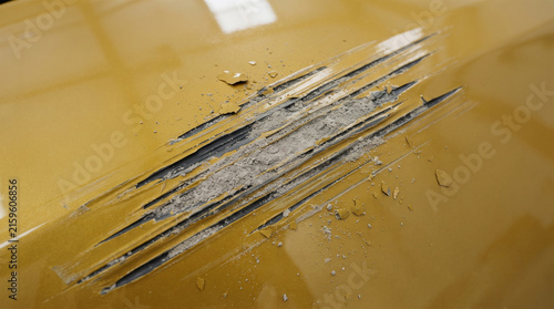 car paint scratches and chipped damages