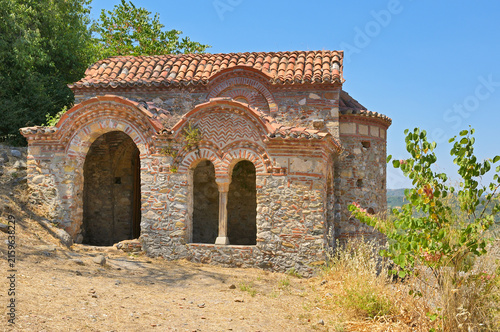 Принти на полотні Mystras historic Byzantine church building in ancient Greece