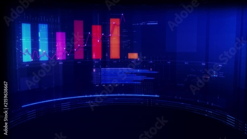 Futuristic global financial data visualization, world map and digital globe with candlestick chart, stock trading analytics, forex market dashboard, fintech infographic, big data interface