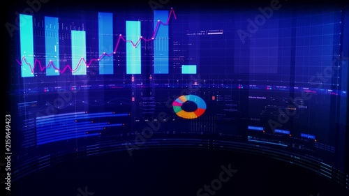 Futuristic global financial data visualization, world map and digital globe with candlestick chart, stock trading analytics, forex market dashboard, fintech infographic, big data interface