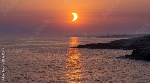 sunrise over the sea