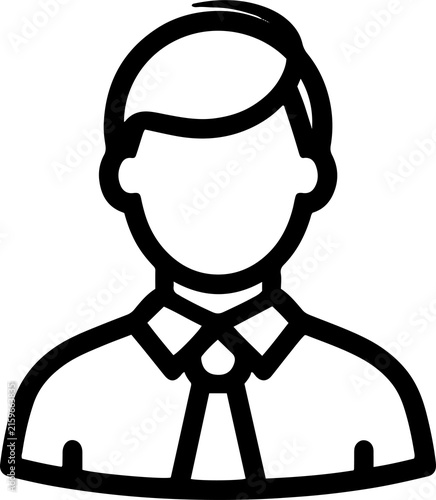 Male user profile avatar person icon vector design