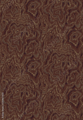 Konstfotografi Seamless sophisticated burgundy brown geometric moire abstract texture with eleg