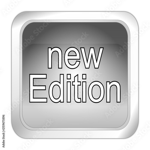 New Edition Button - 3D illustration