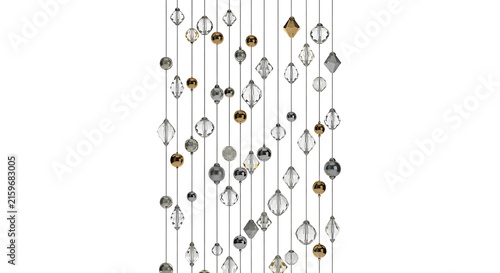 Colorful hanging decorative wall charms collection