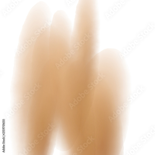 Abstract brown watercolor wash background with soft faded texture and