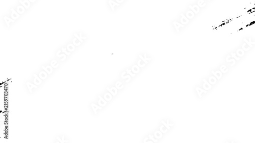 Grunge brush texture diagonal wipe reveal motion animation for transition overlays. White Brush wipe transition on transparent background for revealing the photo or video.