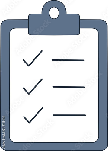 Todo List Flat Vector Illustration