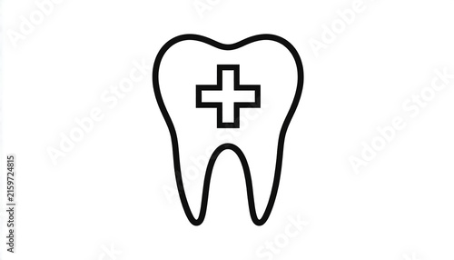 Simple black and white medical cross symbol icon.