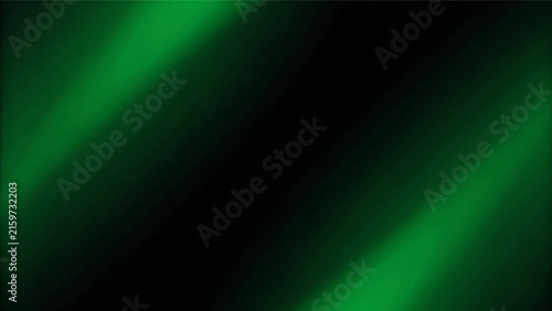 Abstract green gradient with motion blur, grainy brushed texture and dark green light leaks on black, retro film overlay for cinematic effects, posters and creative design.