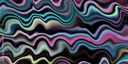 Fotografie Striped zebra vector pattern seamless with multicolored hologram rainbow stripes
