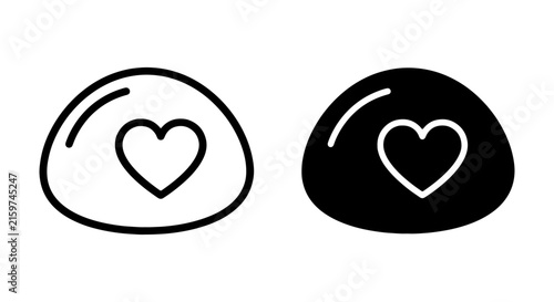 Heart Icons, Love Symbols, Valentine's Day Graphics, Romantic Design Elements, Vector Art