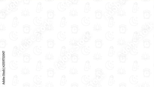 Fitness medical healing vector doodle pattern 