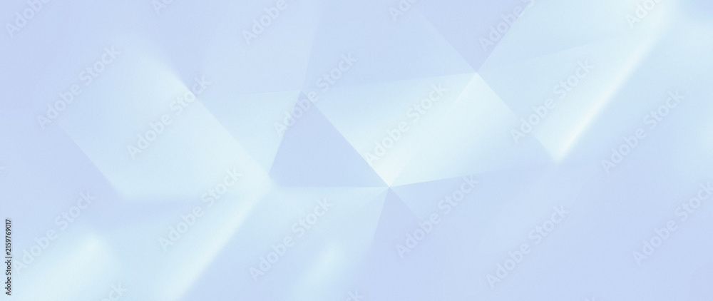 Obraz premium Abstract Light Blue Geometric Low Poly Background with Bright Ice Reflections and Grain Texture