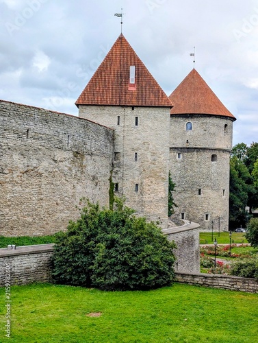 Old castle in Tallin Estonia 